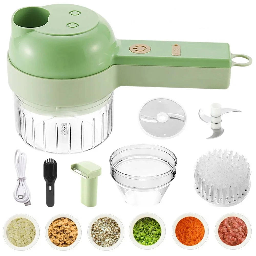 VeggiSlice™ Electric Vegetable Cutter Set